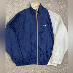 Nike Navy Jacket with Yellow Zipper